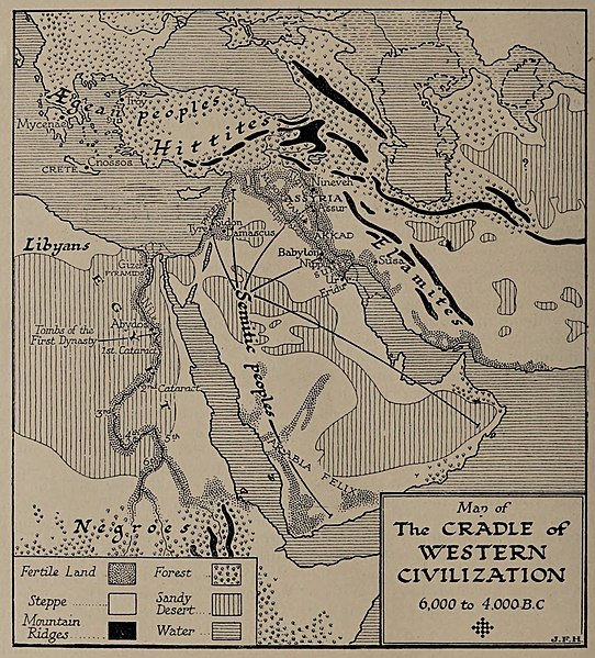 542px-Map_of_the_Cradle_of_Western_Civilization,_H._G._Wells'_Outline_of_History,_page_80